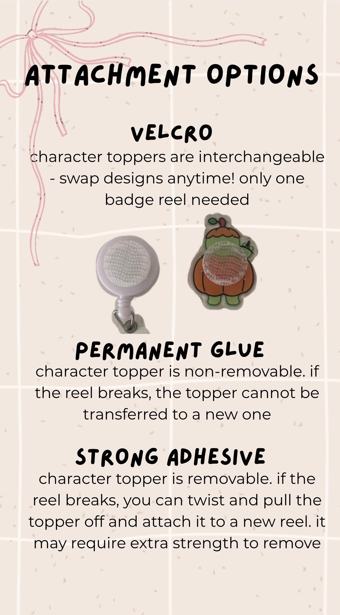 glitter bunny/sonny/snoopy badge reels