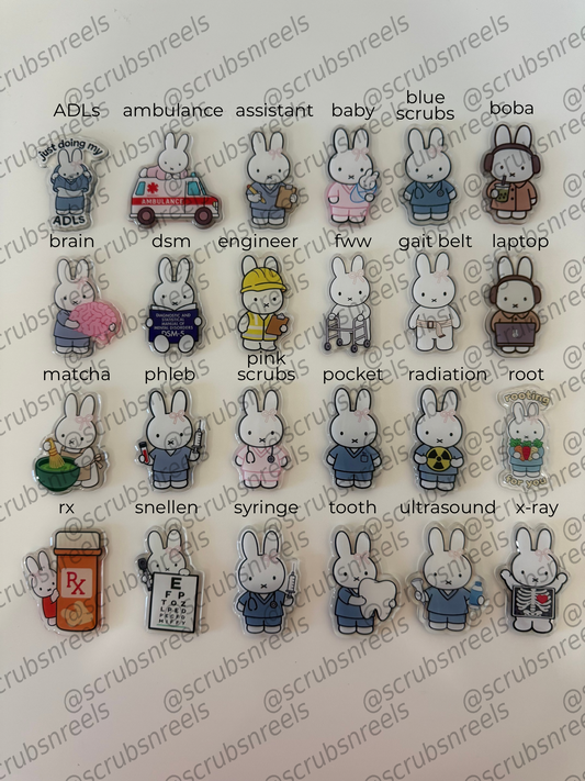 bunny badge reels