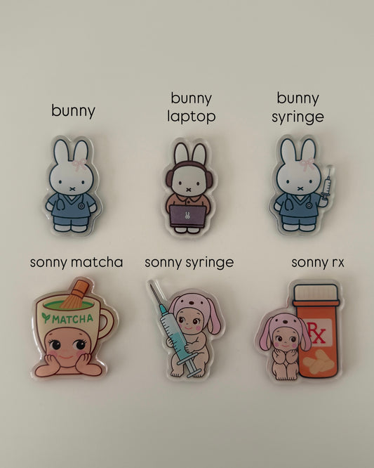 bunny/sonny badge reels