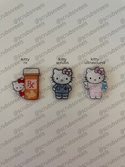 kitty badge reel