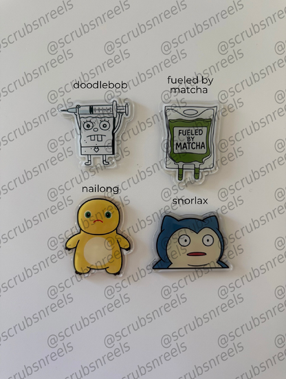 matcha, nailong, snorlax badge reels