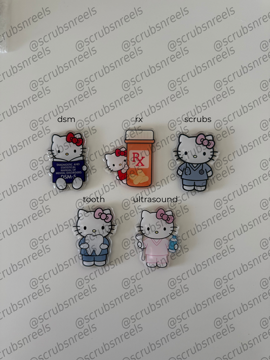 kitty badge reel