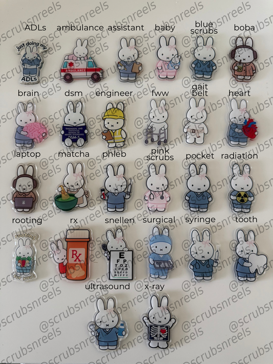 bunny badge reels