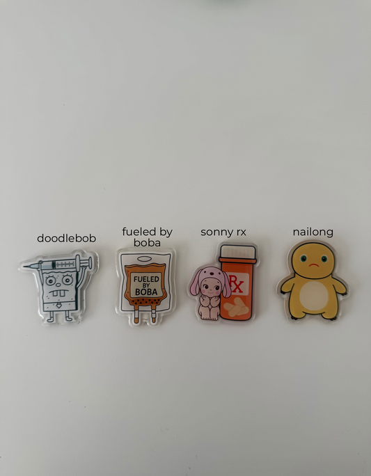 bunny dsm, bunny rx, nailong, sonny rx badge reels